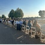 Horizontal shot of the table